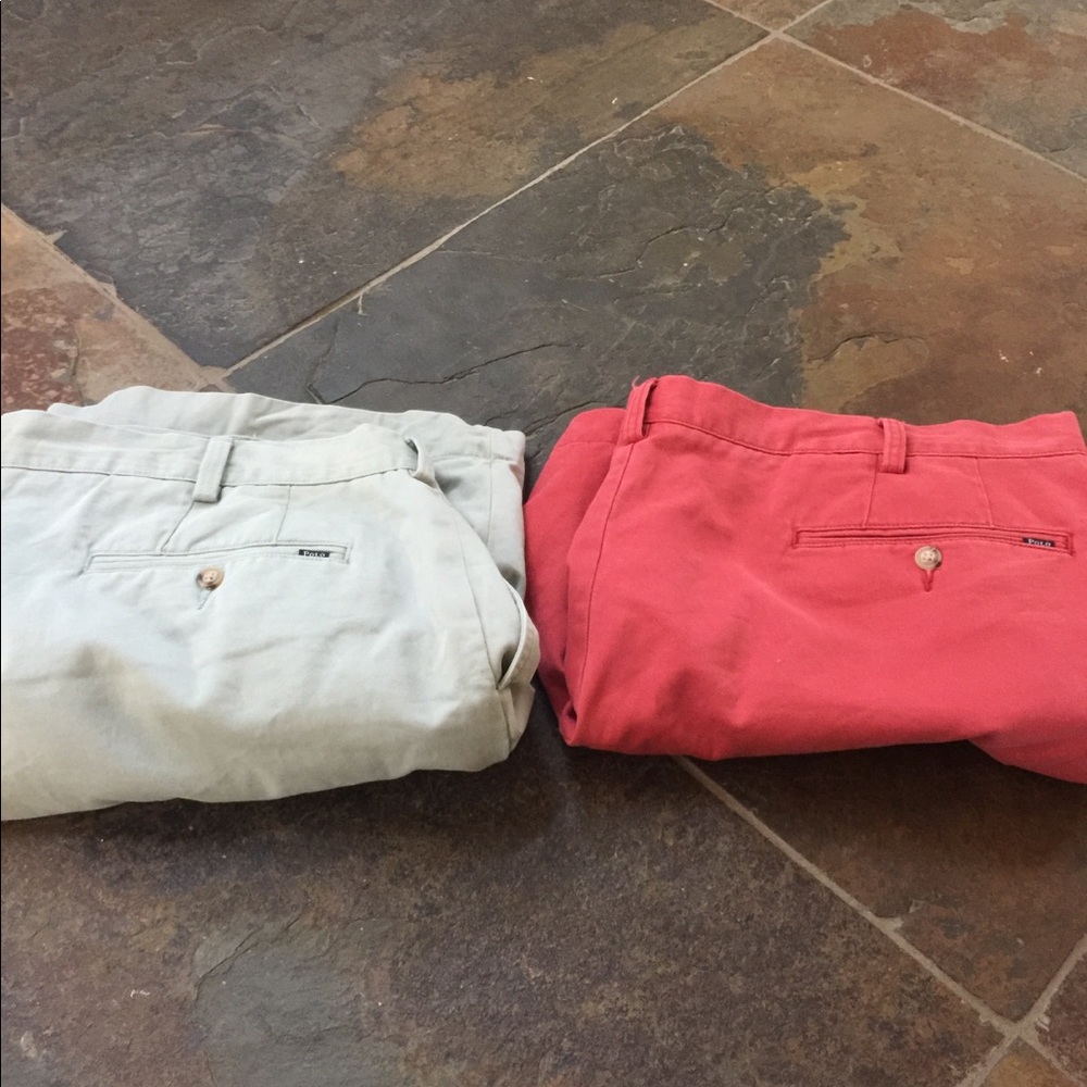 RALPH LAUREN POLO SHORTS SIZE 42- 2 pairs